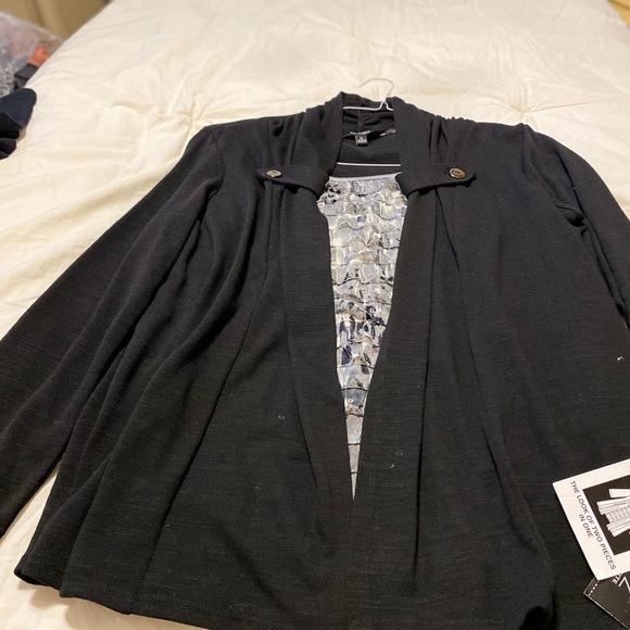 Elementz 2-Fer TWINSET Women’s Sweater - Picture 2 of 6